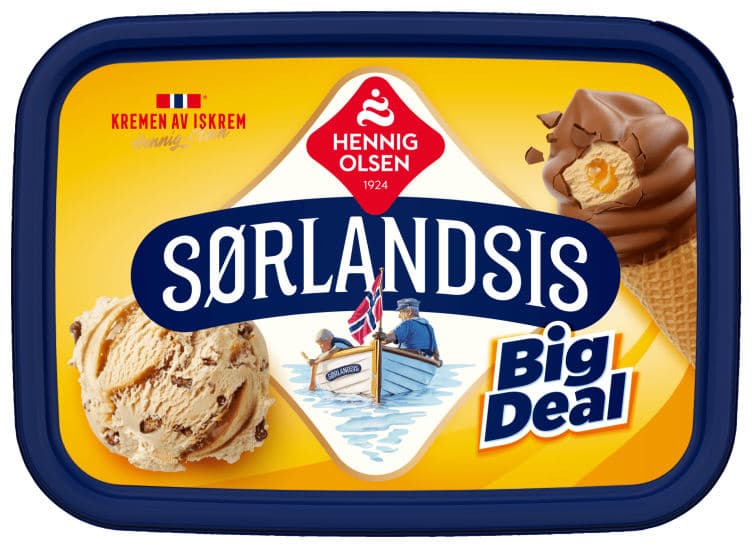 Sørlandsis Big Deal Hennig-Olsen Is 950ml