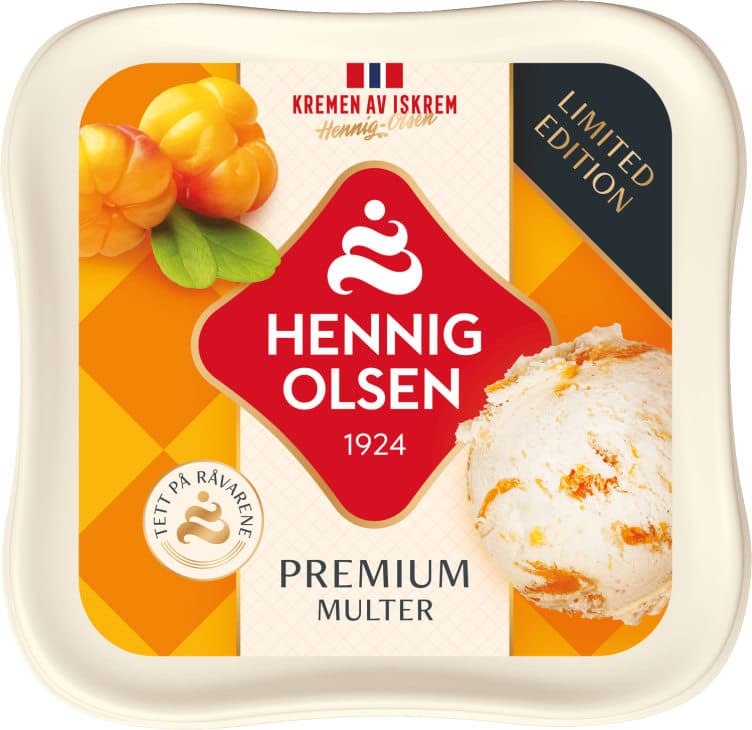 Fløteis Premium Multe 800ml Hennig-Olsen