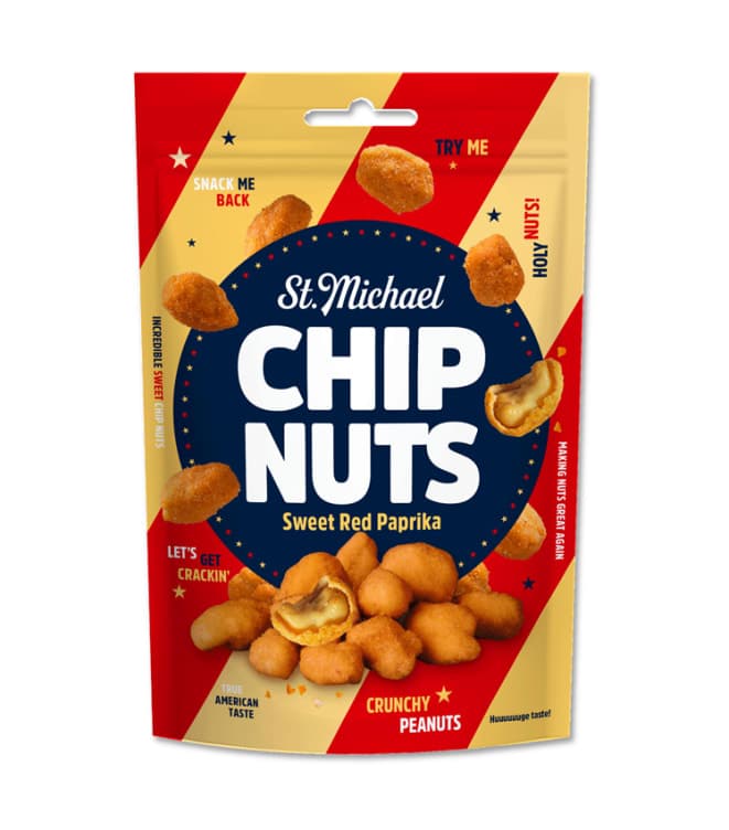 Chip Nuts Paprika 110g St.Michael