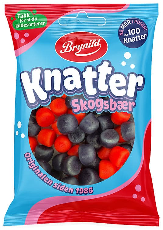 Knatter Skogsbær 100g Brynild