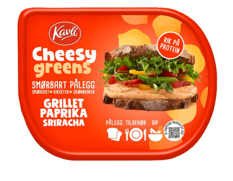 Kavli Cheesy Green Grillet Paprika&Sriracha Beg 165g