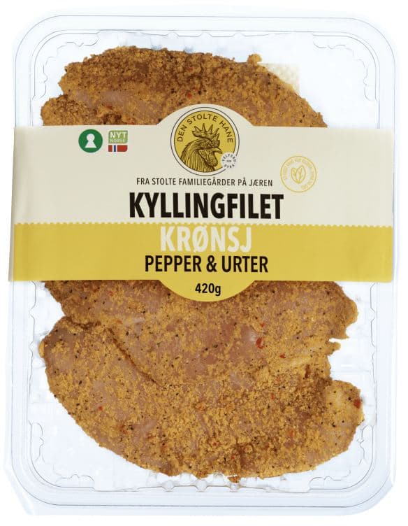 Kyllingfilet Krønsj Pepper&Urter 420g