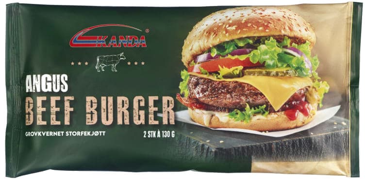 Beef Burger Angus 2x130g Kanda