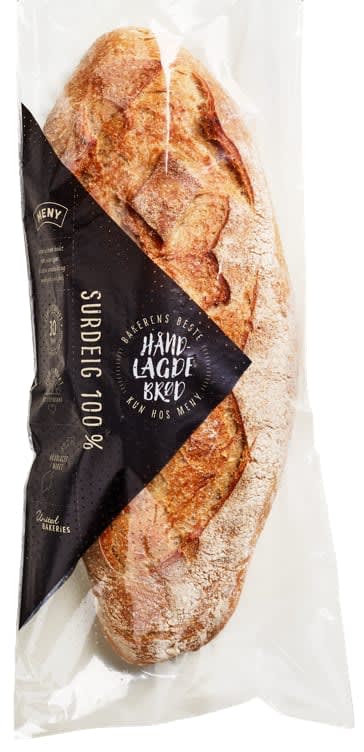 100% Surdeigsbrød 735g Håndlagd 770 g