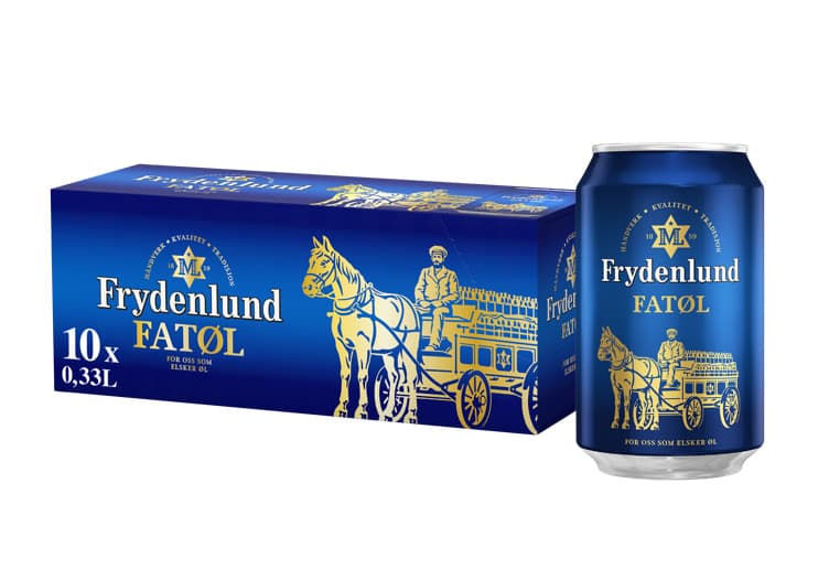 Frydenlund Fatøl 0,33lx10 boks 3300 ml