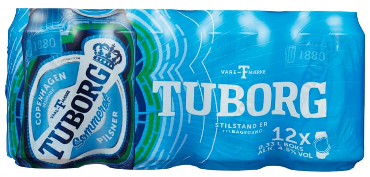 Tuborg Sommerøl 0,33lx12 boks