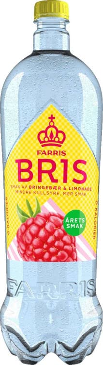 Farris Bris Bringebær & Limonade 1,5l flaske