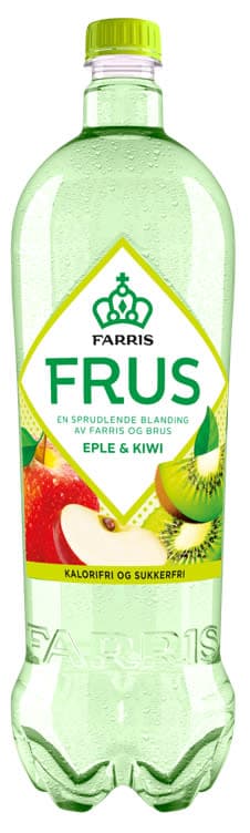 Farris Frus Eple & Kiwi 1,5l flaske