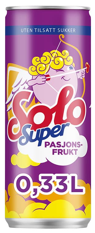 Solo Super Pasjonsfrukt 0,33l boks