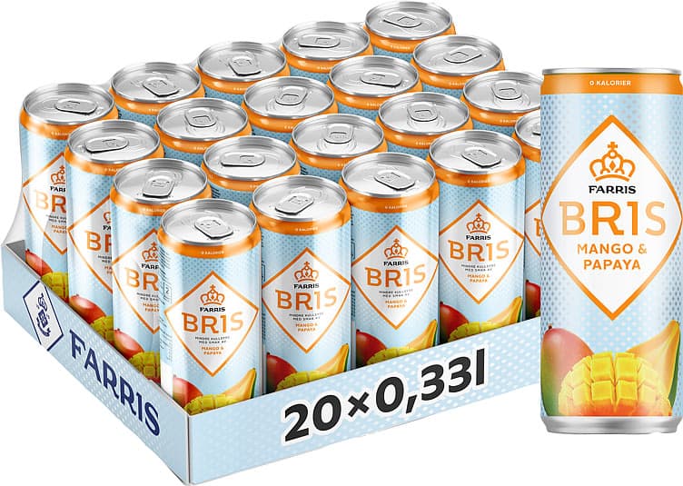 Farris Bris Mango & Papaya 0,33l boks
