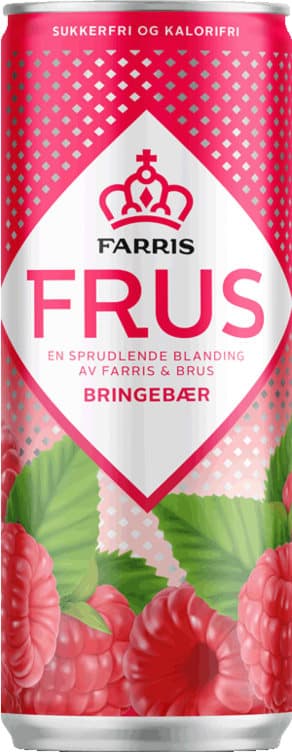 Farris Frus Bringebær 20x0,33l boks 6600 ml