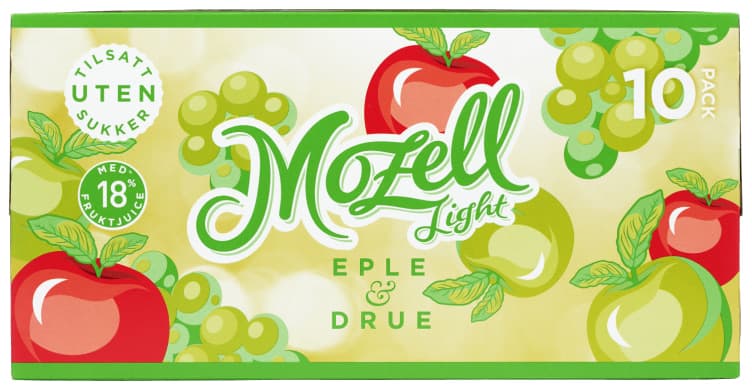 Mozell Light 0,33lx10 boks 3300 ml