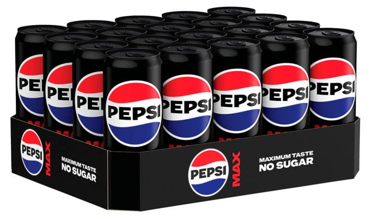 Pepsi Max 20x0,33l boks 6600 ml