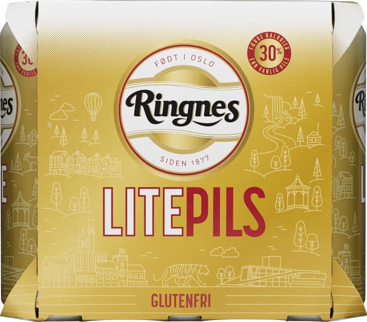 Ringnes Lite 0,5lx6 boks 3000 ml
