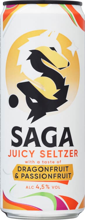 Saga Juicy Seltzer Dragon&Passion 0,33 boks
