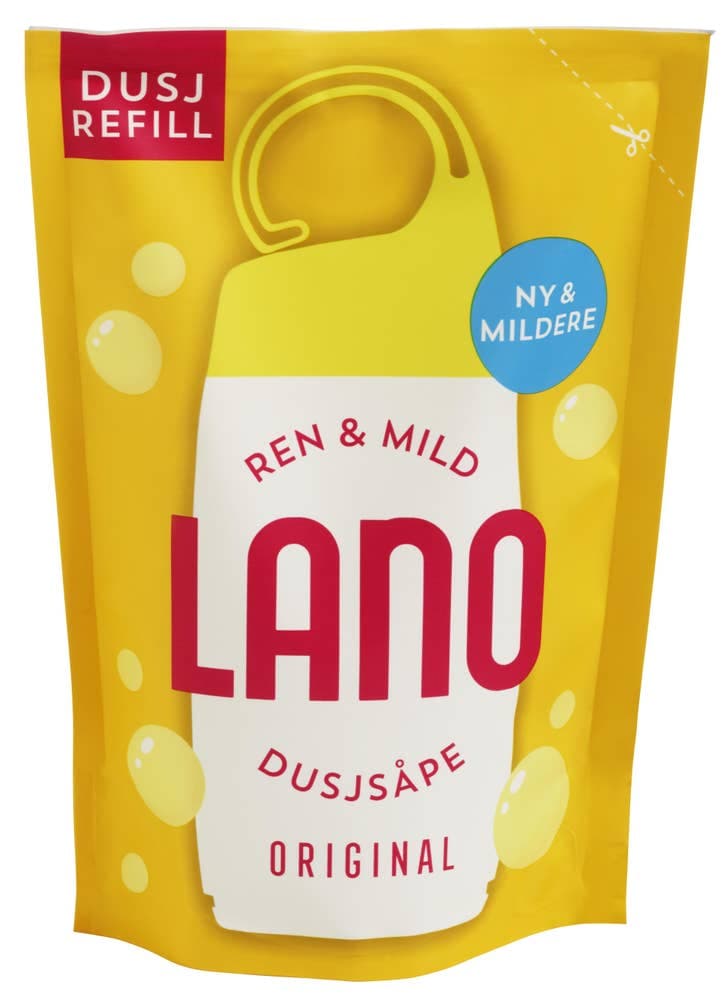 Dusjsåpe Flytende Refill, 250 ml
