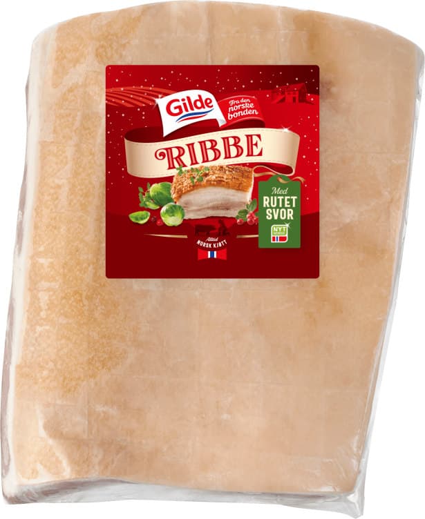 Svin Ribbe m/Rutet Svor Ca3kg Gilde