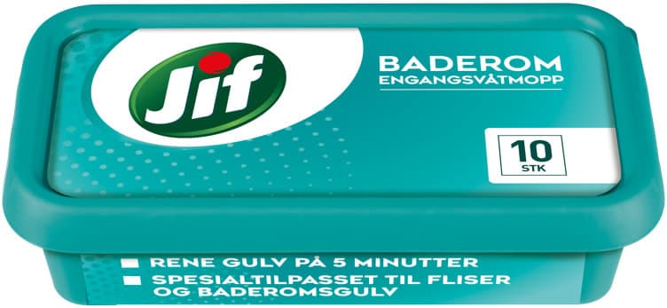 Jif Engangsvåtmopp Baderom 10stk