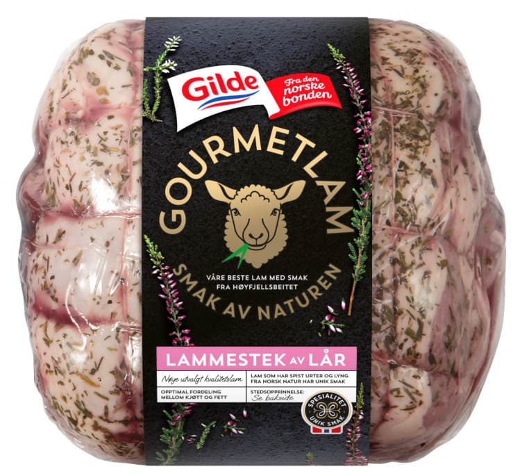 Lammestek Av Lår Ca1,1kg Gourmetlam 1,29 kg