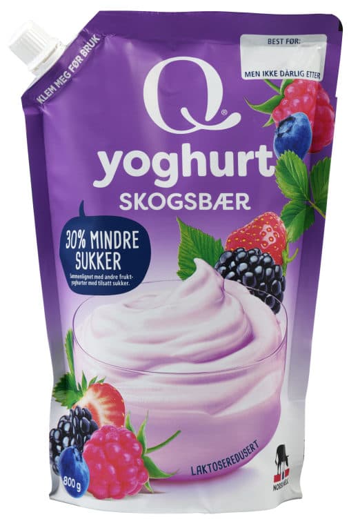 Yoghurt Skogsbær 800g Q