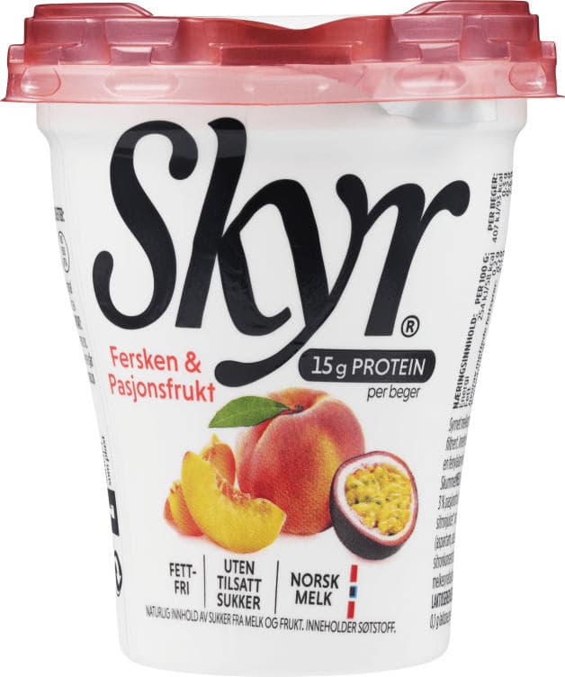 Skyr Fersken&Pasjonsfrukt 160g Q