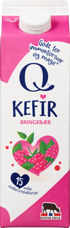 Kefir Bringebær 1kg Q 1000 ml