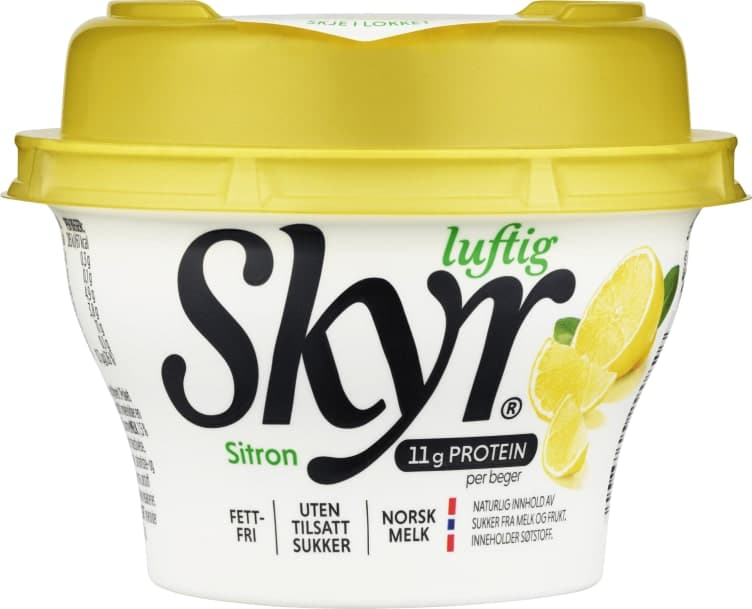 Skyr Luftig Sitron 130g Q