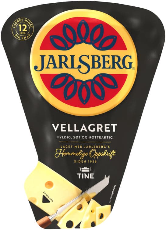 Jarlsberg 28% Vellagret Ca500g Tine 510 g