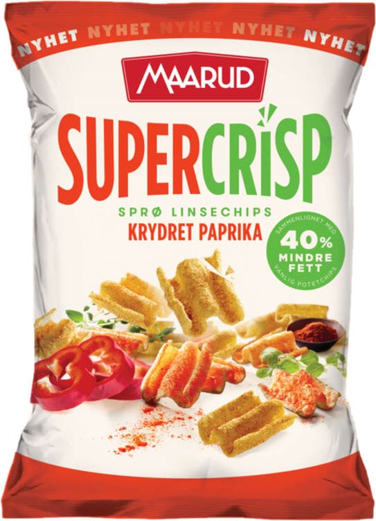 Superlinser Krydret Paprika 95g Maarud