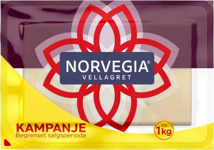 Norvegia Vellagret Ca1kg Tine 1,04 kg