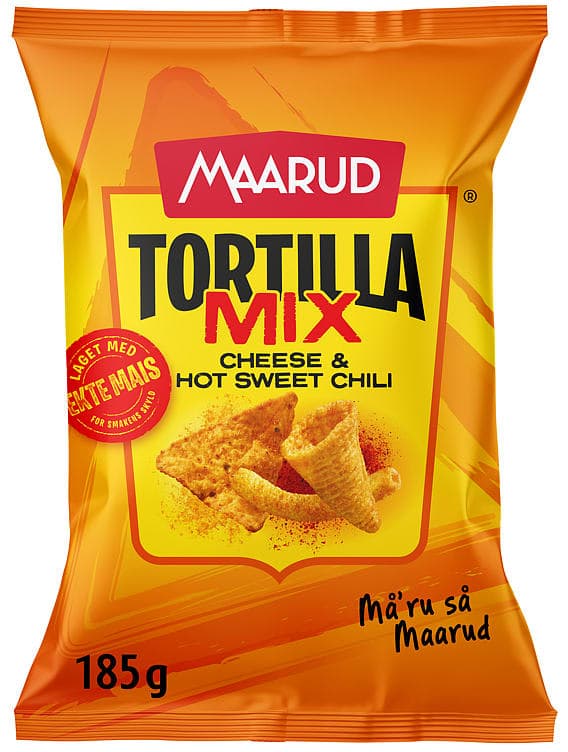 Tortilla Mix Cheese&Sweet Chili 185g Maarud