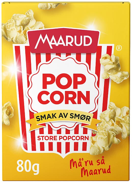 Micropop Smør 3x80g Maarud 240 g