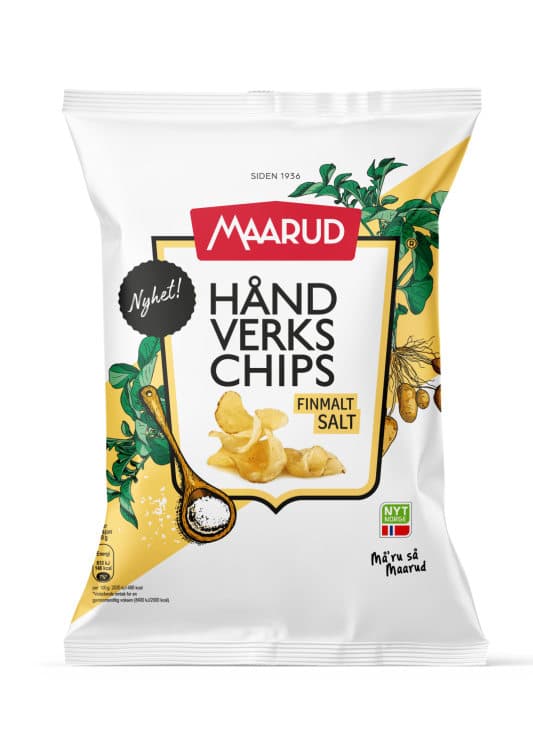 Håndverkschips Finmalt Salt 150g