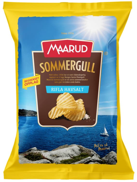 Sommergull Havsalt 240g Maarud