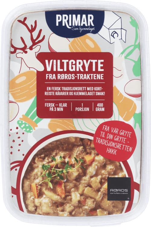 Viltgryte fra Røros-Traktene 400g Primar
