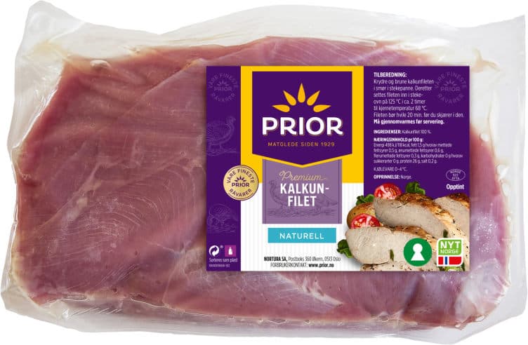 Kalkunfilet Naturell Ca1,8kg Prior