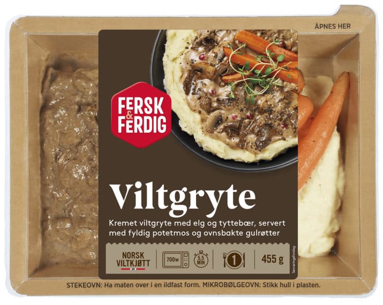 Viltgryte med Potetmos 455g Fersk&Ferdig