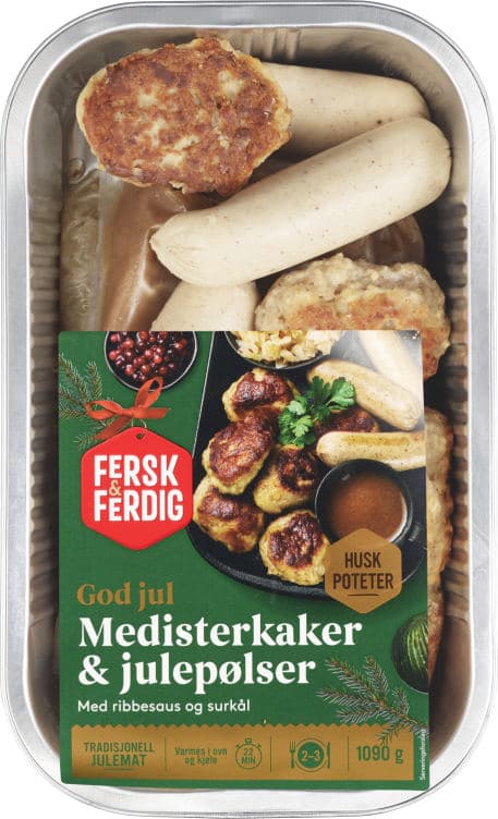 F&F Medisterkaker og 1090g Fersk&Ferdig