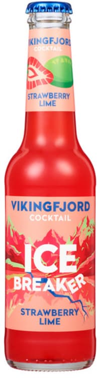 Vikingfjord Ice Breaker Strawberry 275ml flaske