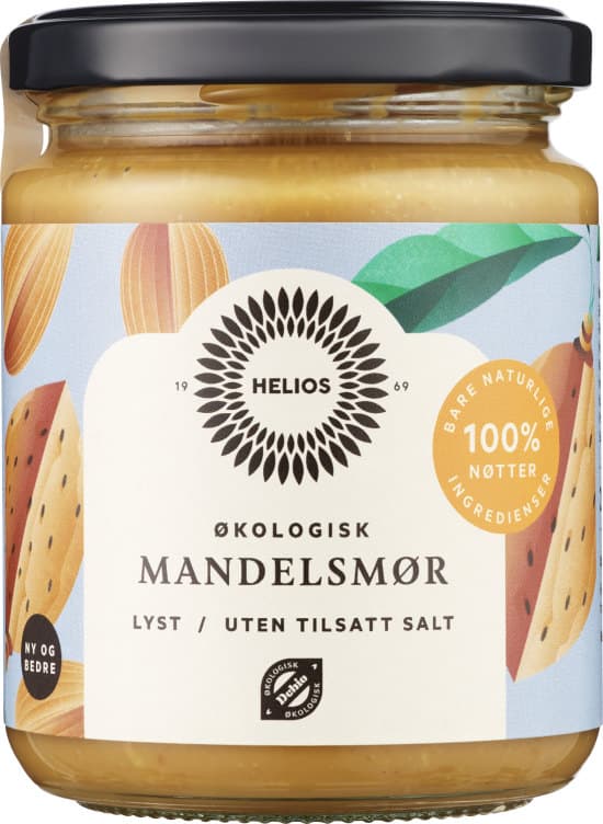 Mandelsmør Lyst Økologisk 250g Helios