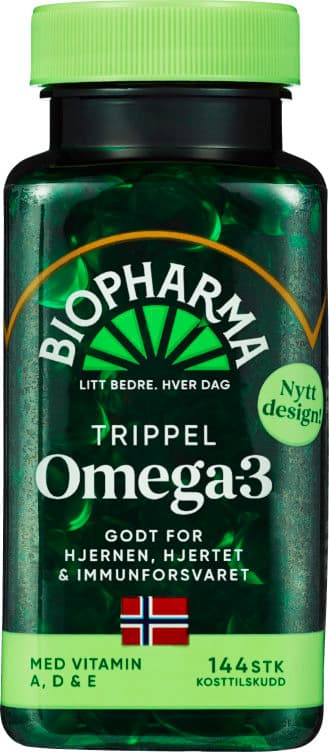 Trippel Omega-3 144stk Biopharma