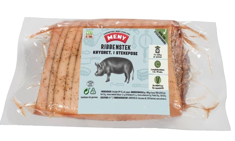 Svin Ribbenstek Krydret i Stekepose Ca1,3kg