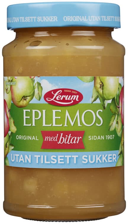 Eplemos u/Sukker 440g Lerum