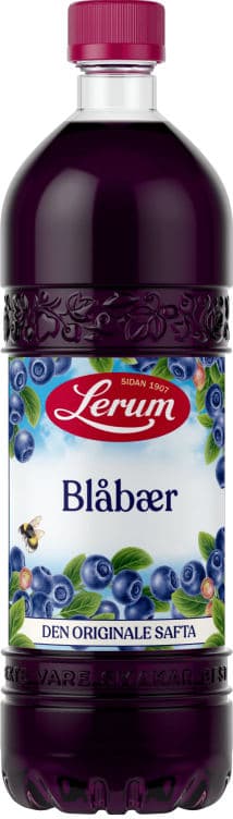 Blåbærsaft 0,75l Lerum