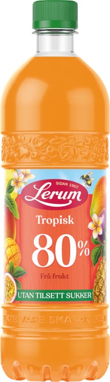 Tropisk Fruktsaft u/Tilsett Sukker 0,75l Lerum