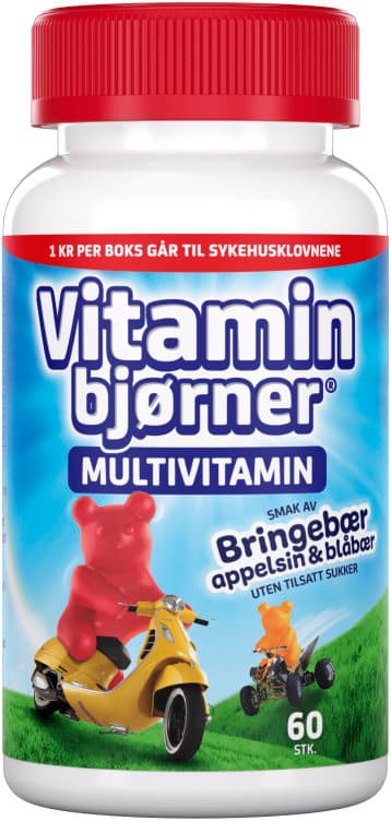 Vitaminbjørner 60stk Collett