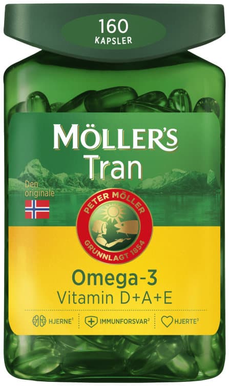 Møllers Omega-3 Trankapsler 160stk