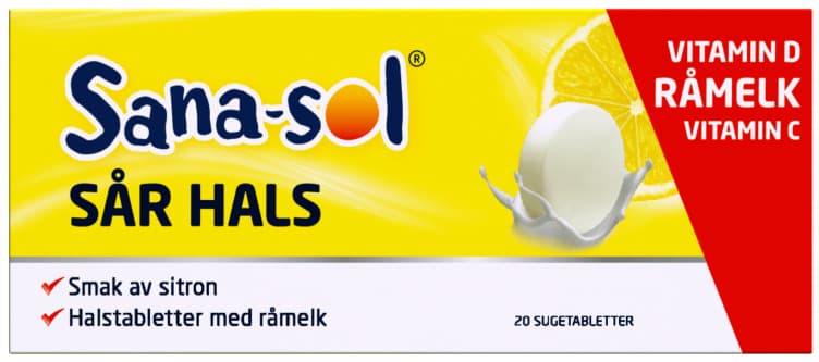 Sana-Sol Sår Hals 20stk