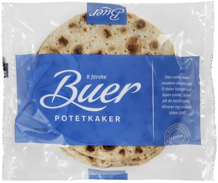 Potetkaker 8stk 300g Buer 360 g