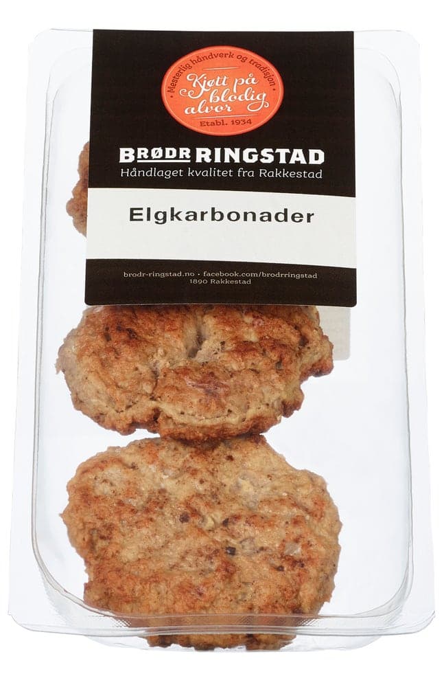 Elgkarbonader 3 stk 270 g